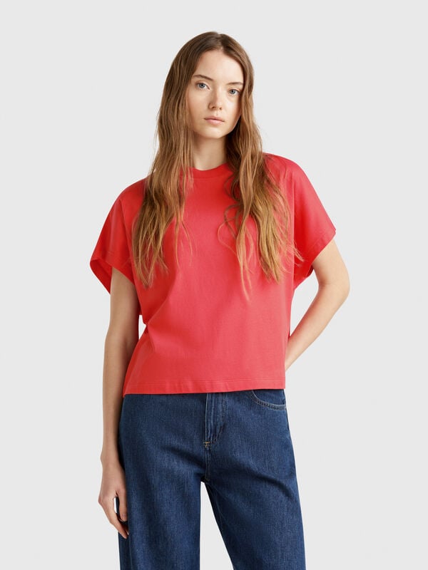 Camiseta con mangas de kimono Mujer