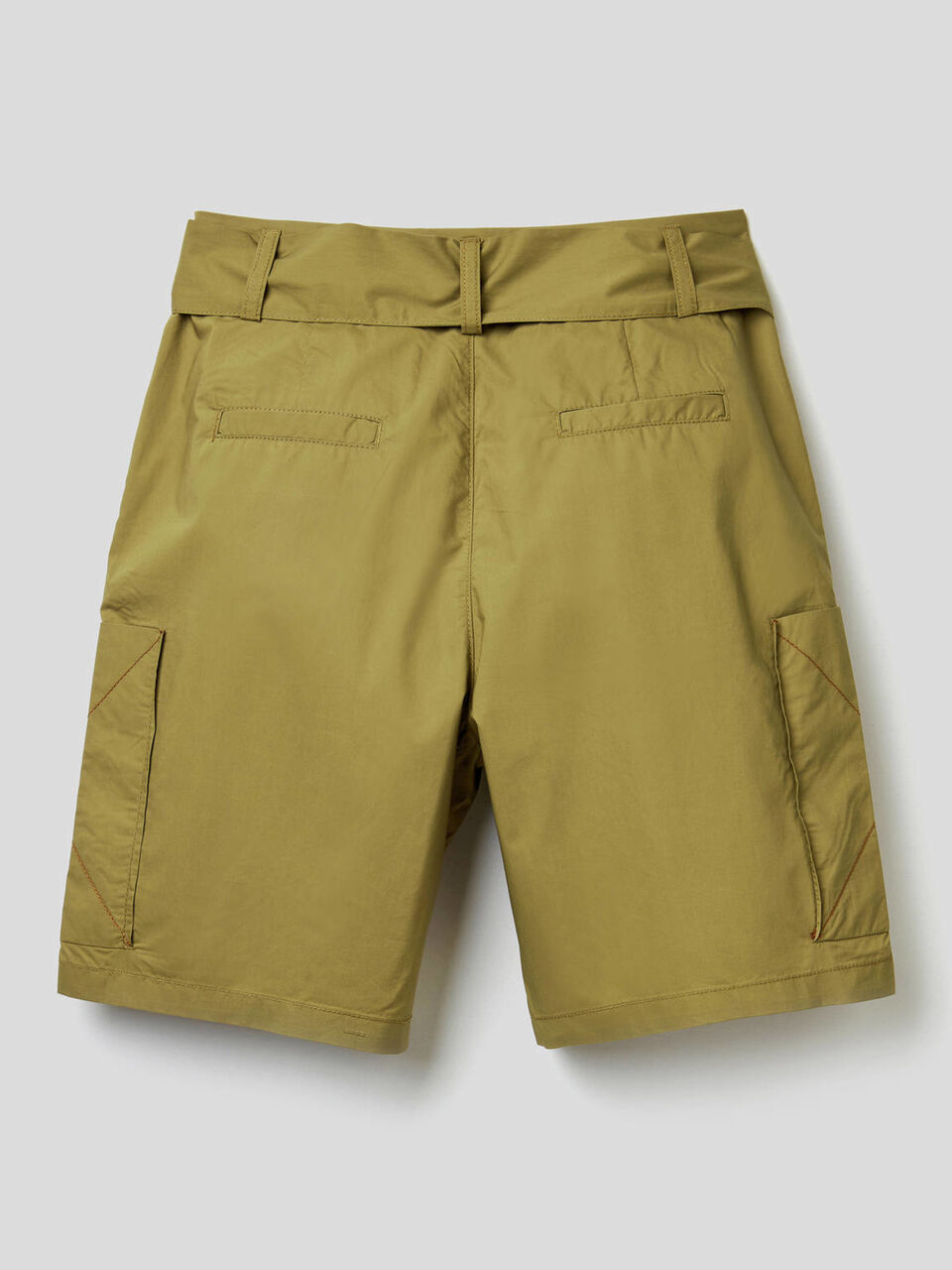 Bermudas cargo de 100% algodón image number 2