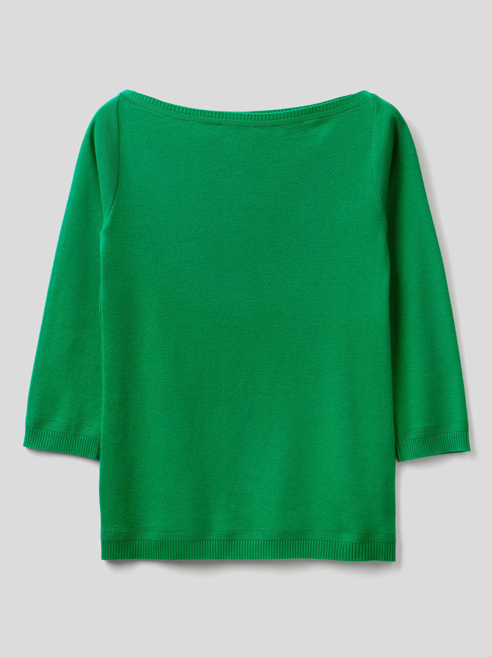 Jersey de 100 % algodón con escote barco image number null
