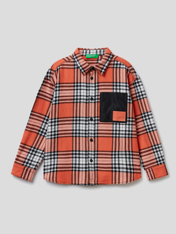Check shirt in warm flannel Junior Boy