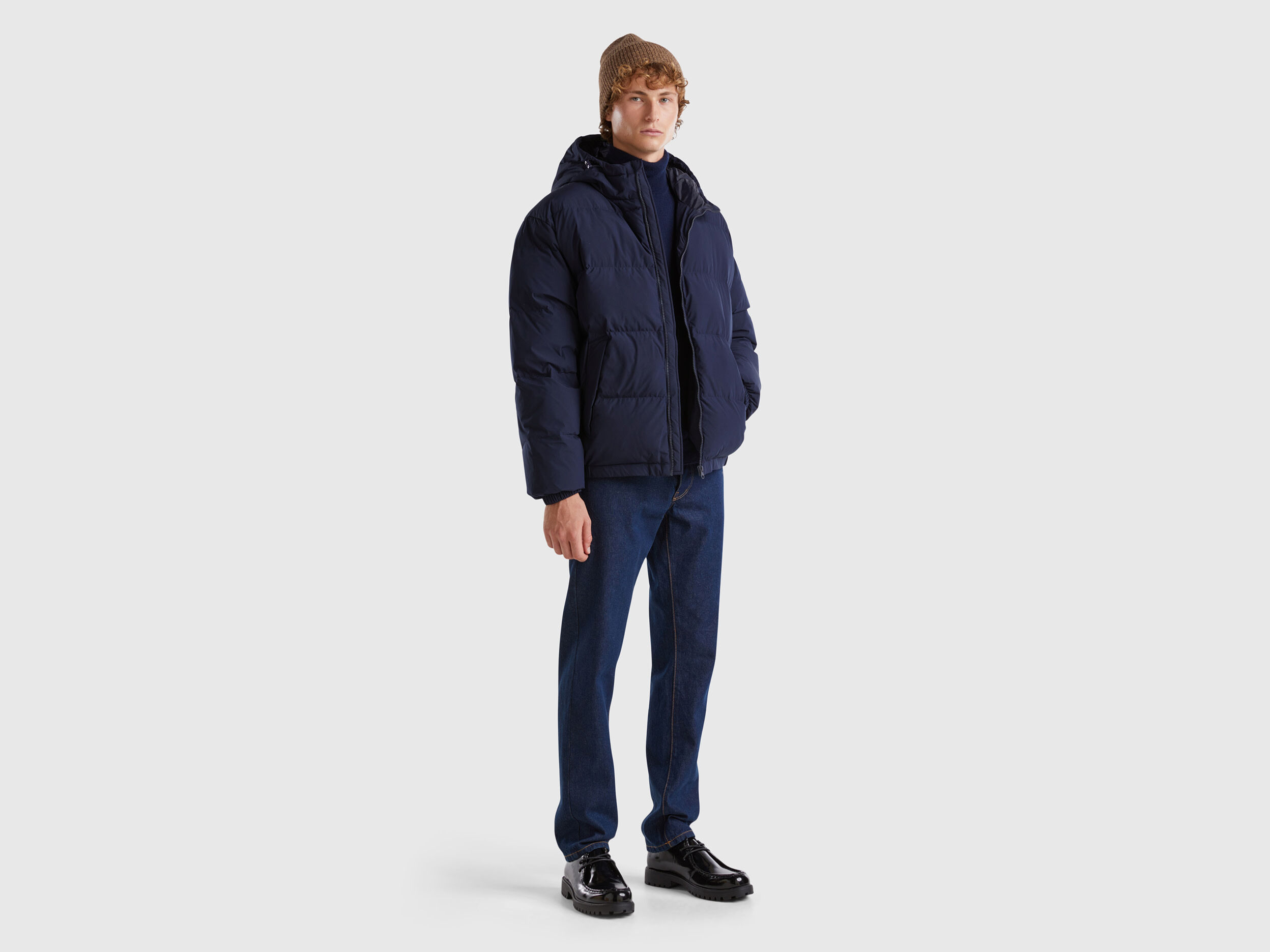 Benetton puffer jacket cheap