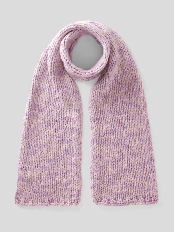 Maxi scarf in wool blend Women