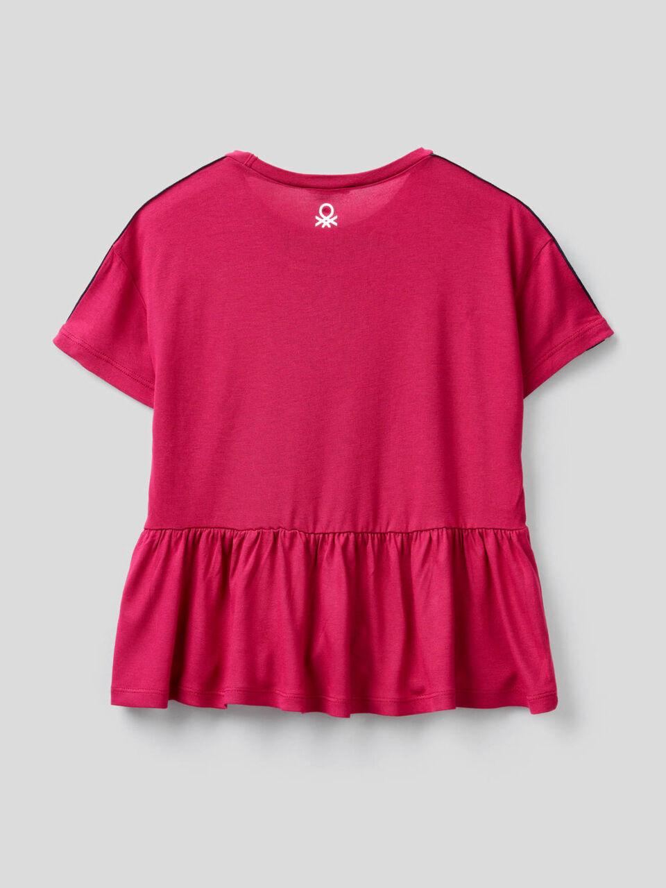 Camiseta amplia con volante image number 2
