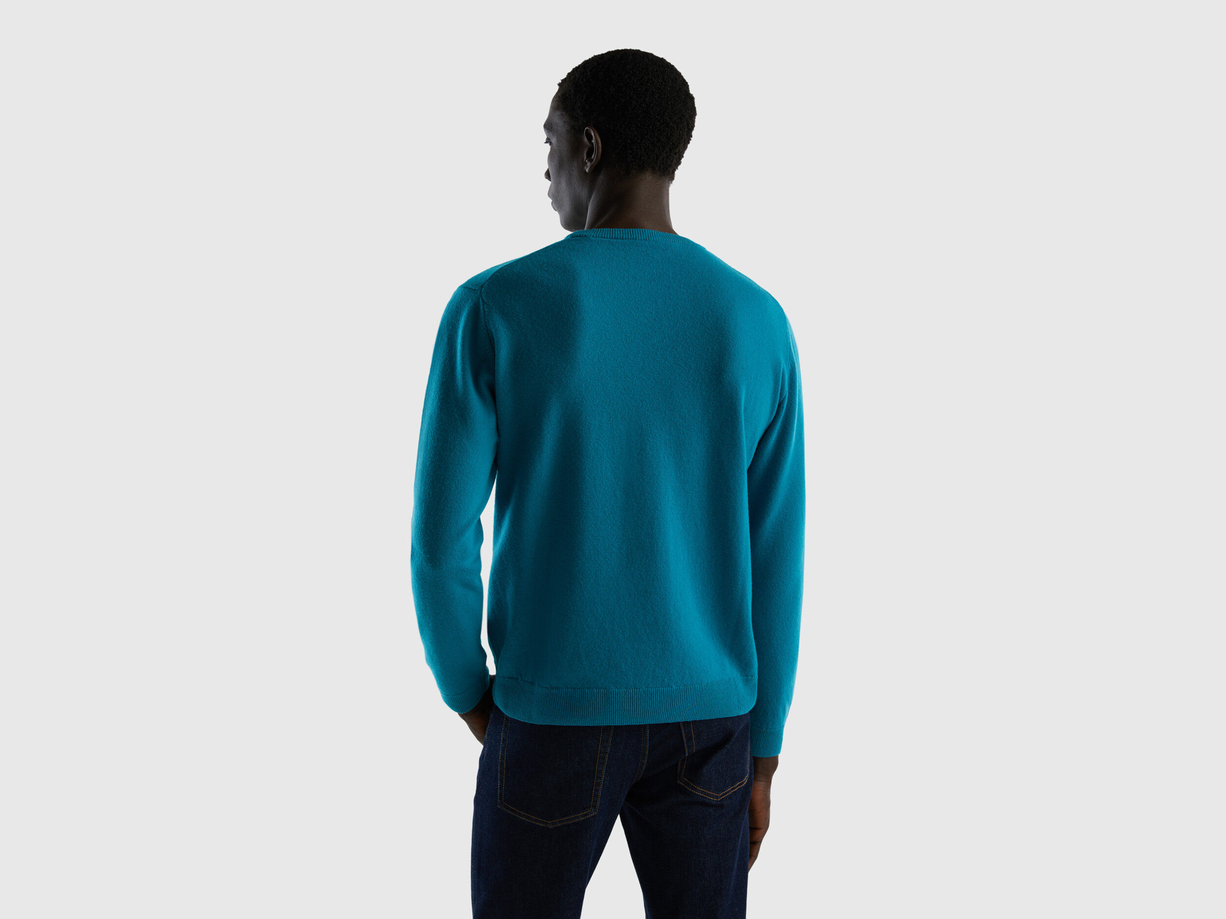Teal crew shop neck sweater