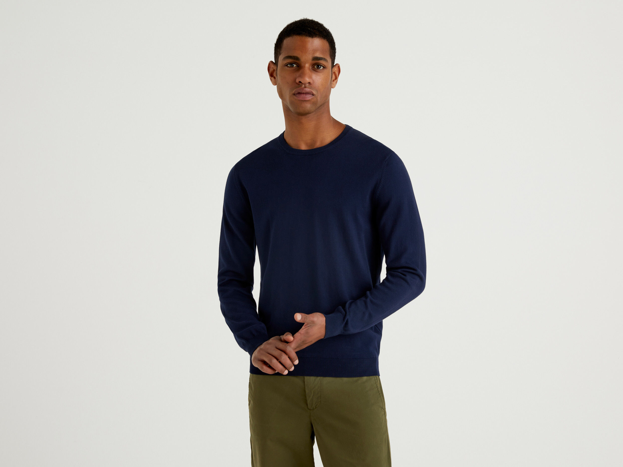 100 cotton crewneck sweatshirt