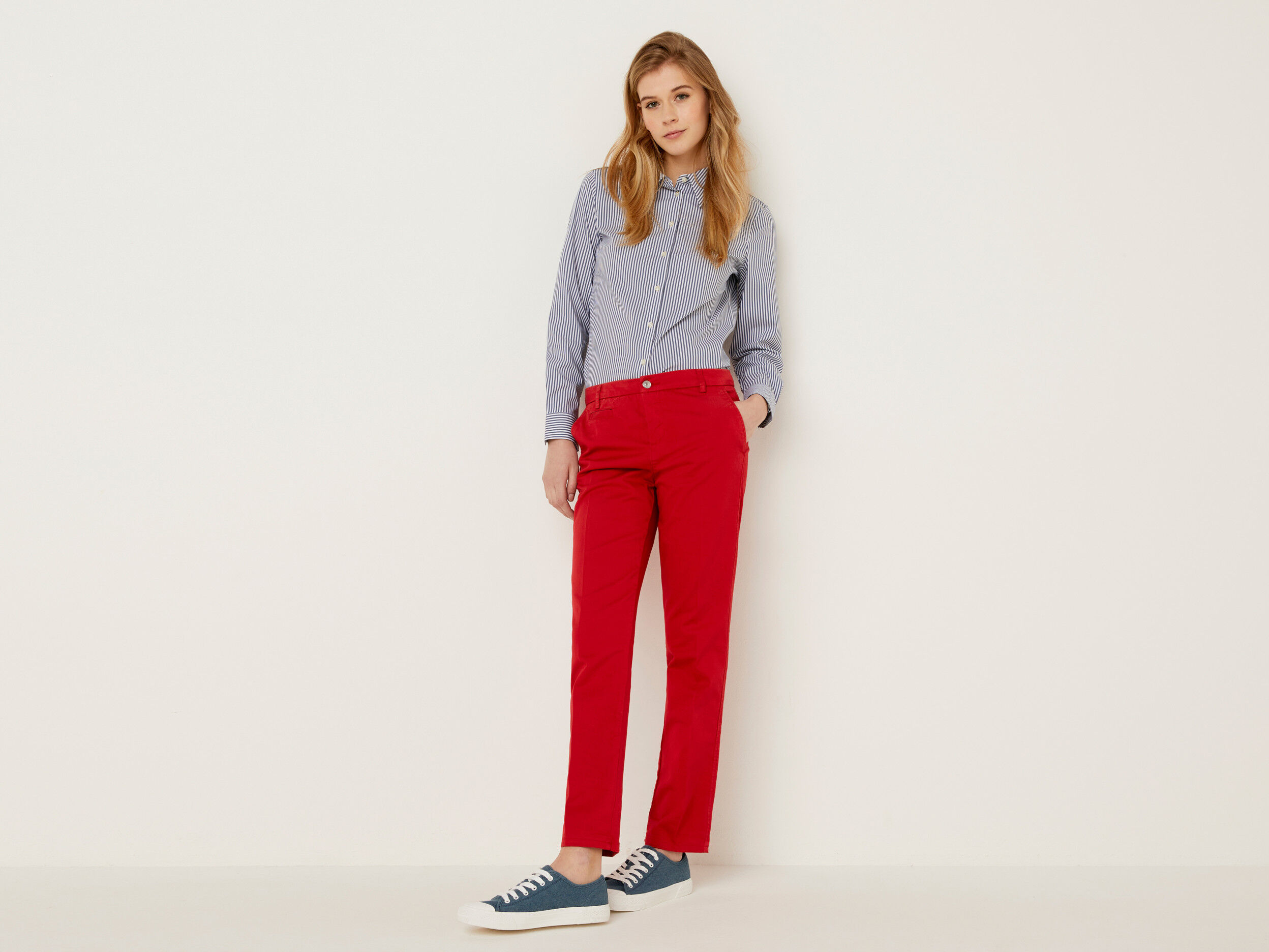 Red 2025 chinos ladies