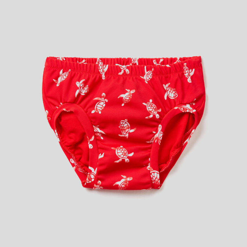 Red Swim Bottoms For Baby Boys