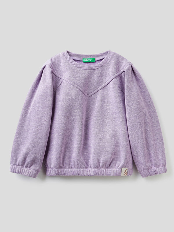 Warm sweatshirt in recycled fabric Junior Girl