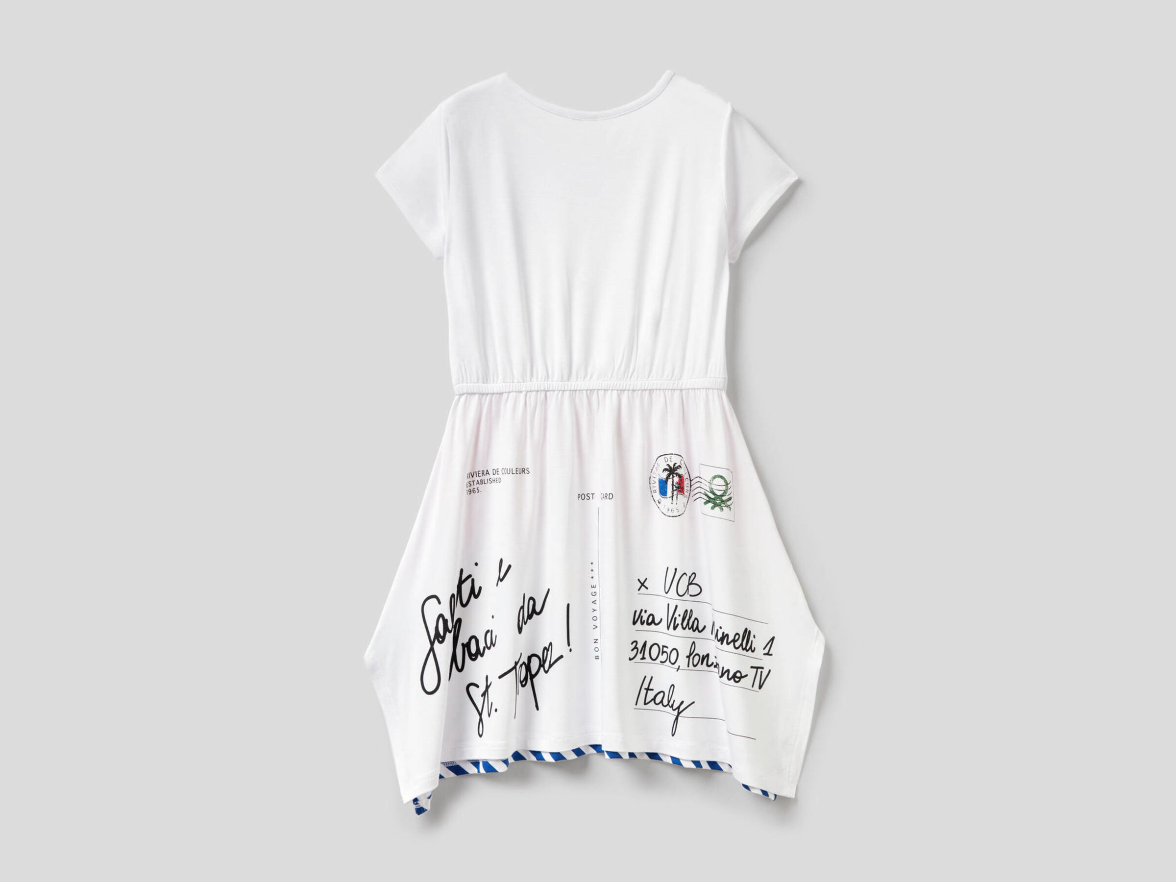 Dress with postcard print image number null