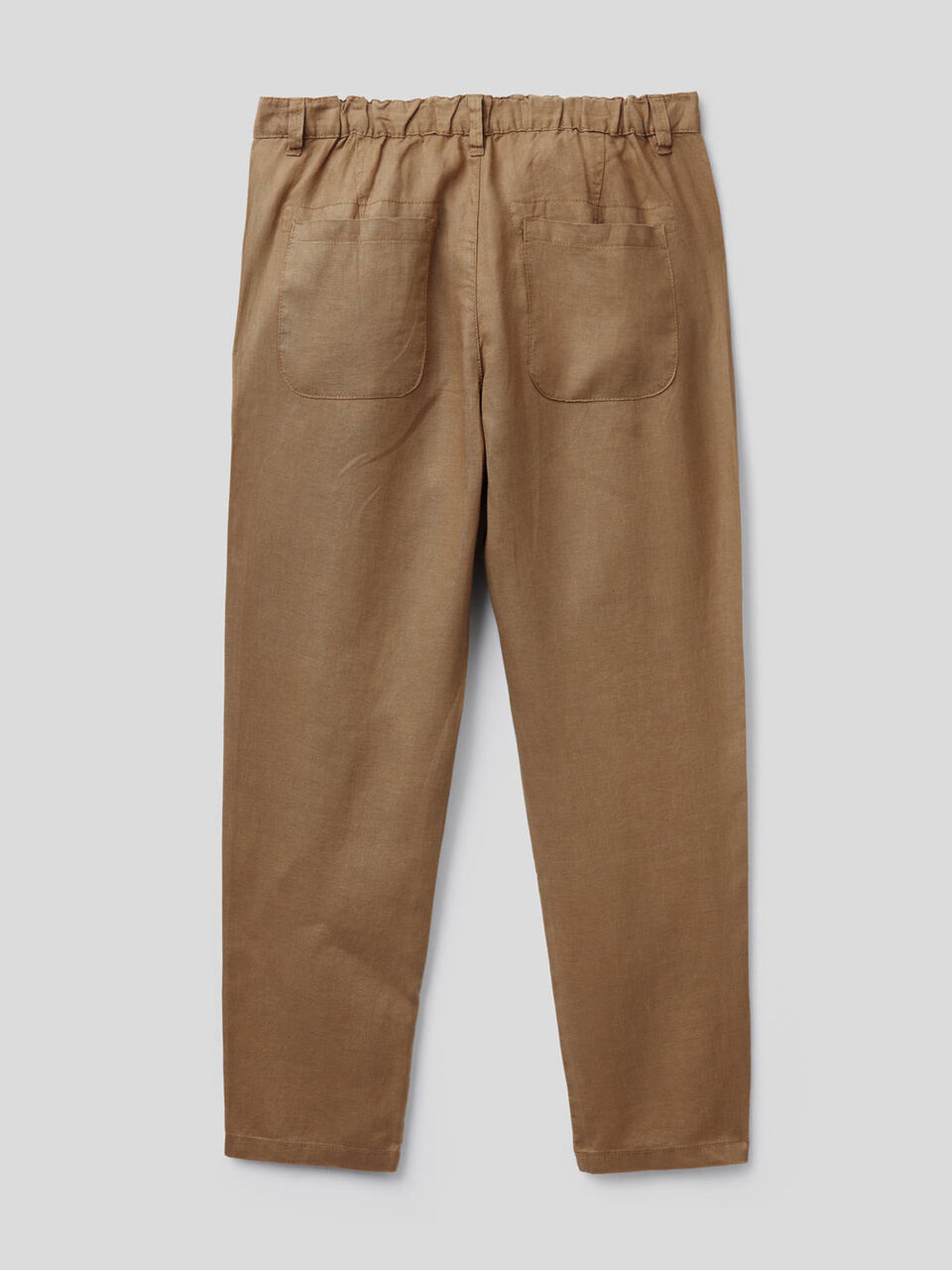 Pantalones chinos de puro lino image number null