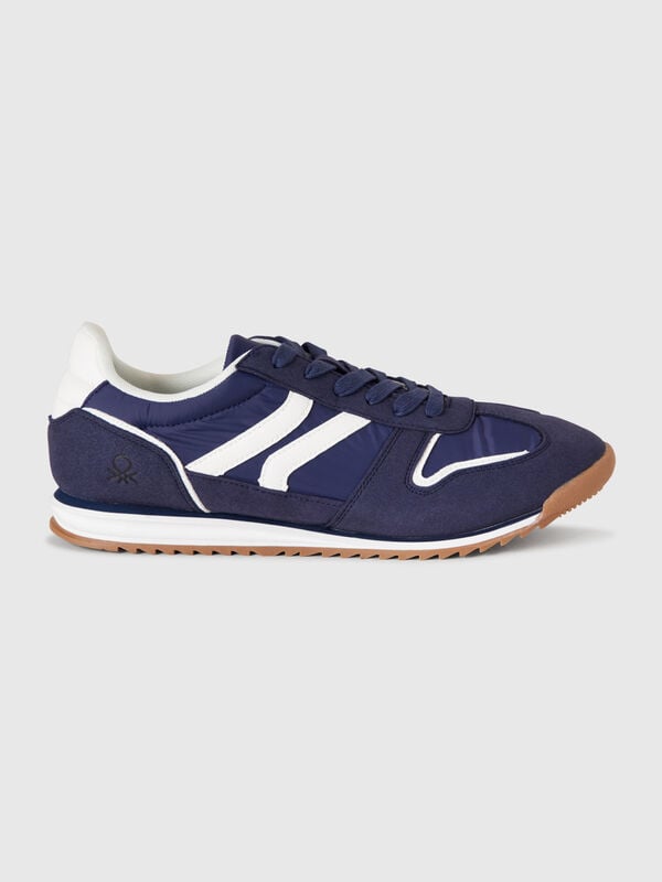 Low-top sneakers in imitation suede Men