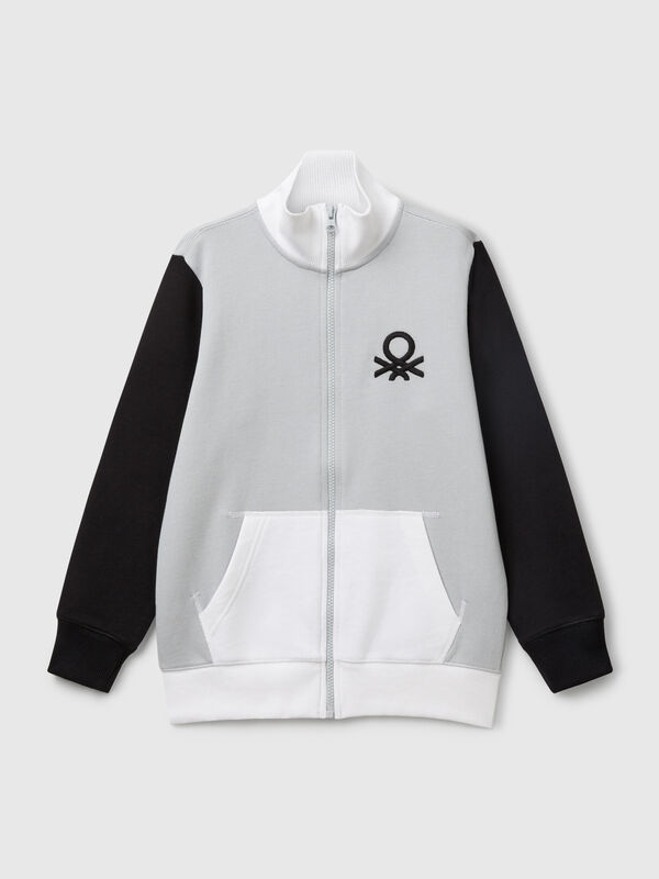 Sudadera con cremallera de algodón puro Niño