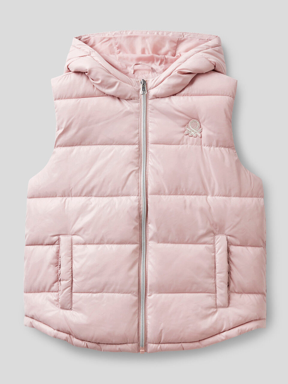 Junior Girls Sleeveless Puffer Jackets Collection 2023 Benetton