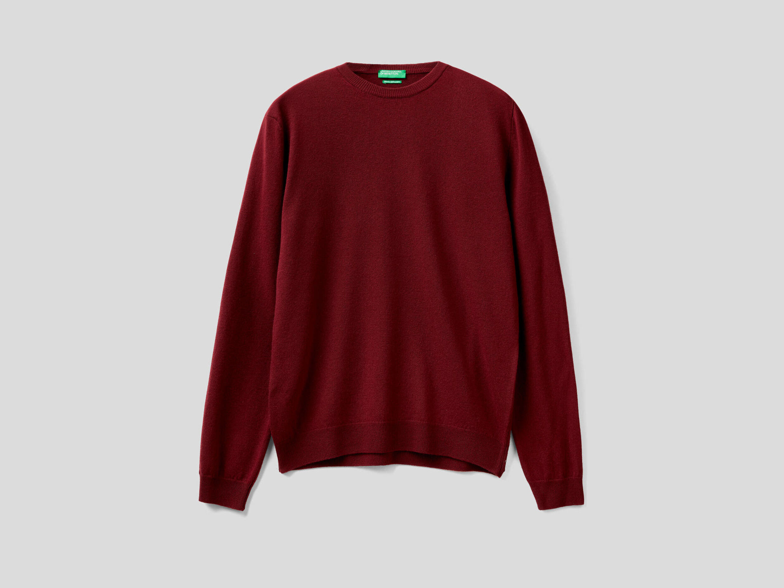 Burgundy crew hot sale neck jumper