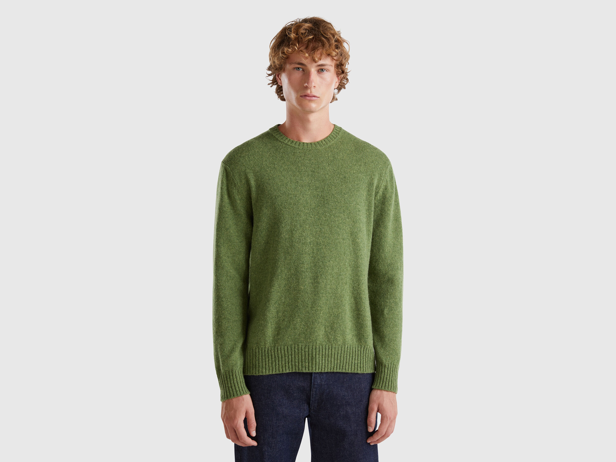 United colors of benetton men's woolen sweater discount