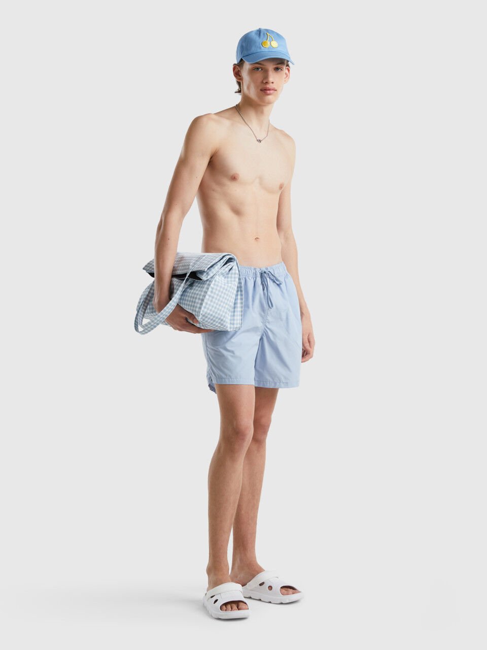 Mens cotton swim trunks on sale