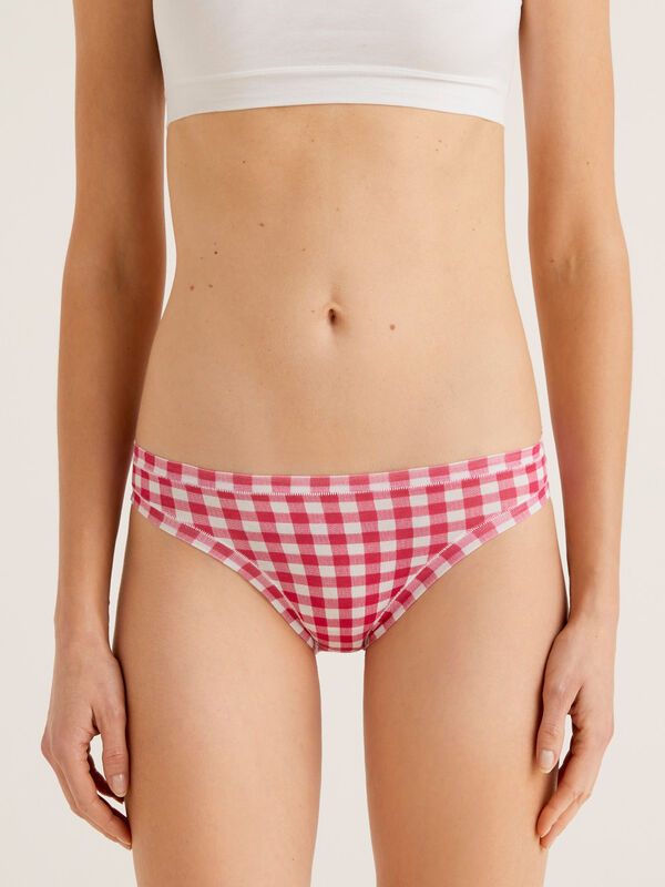 Low-rise patterned underwear Women