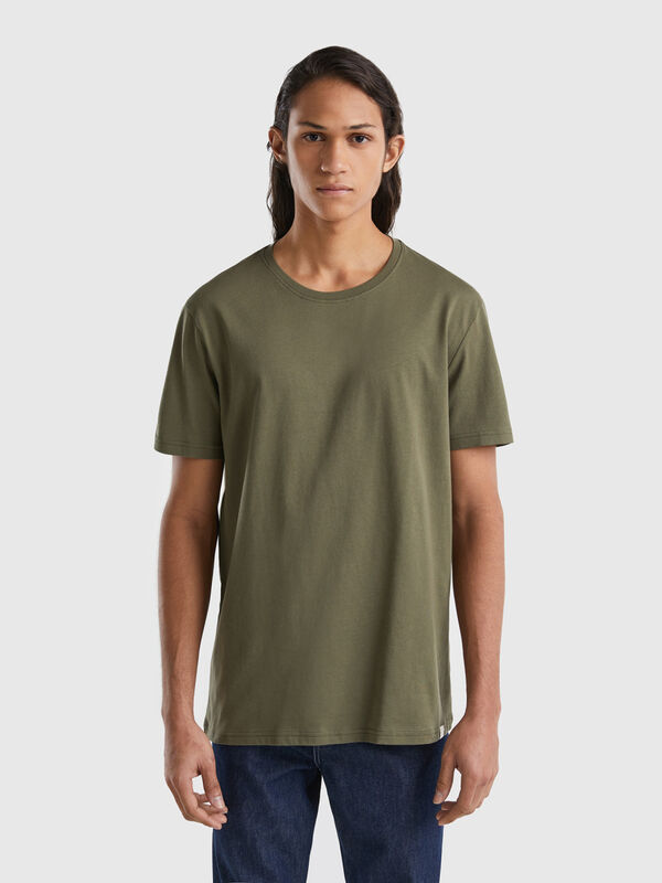 Green t-shirt Men