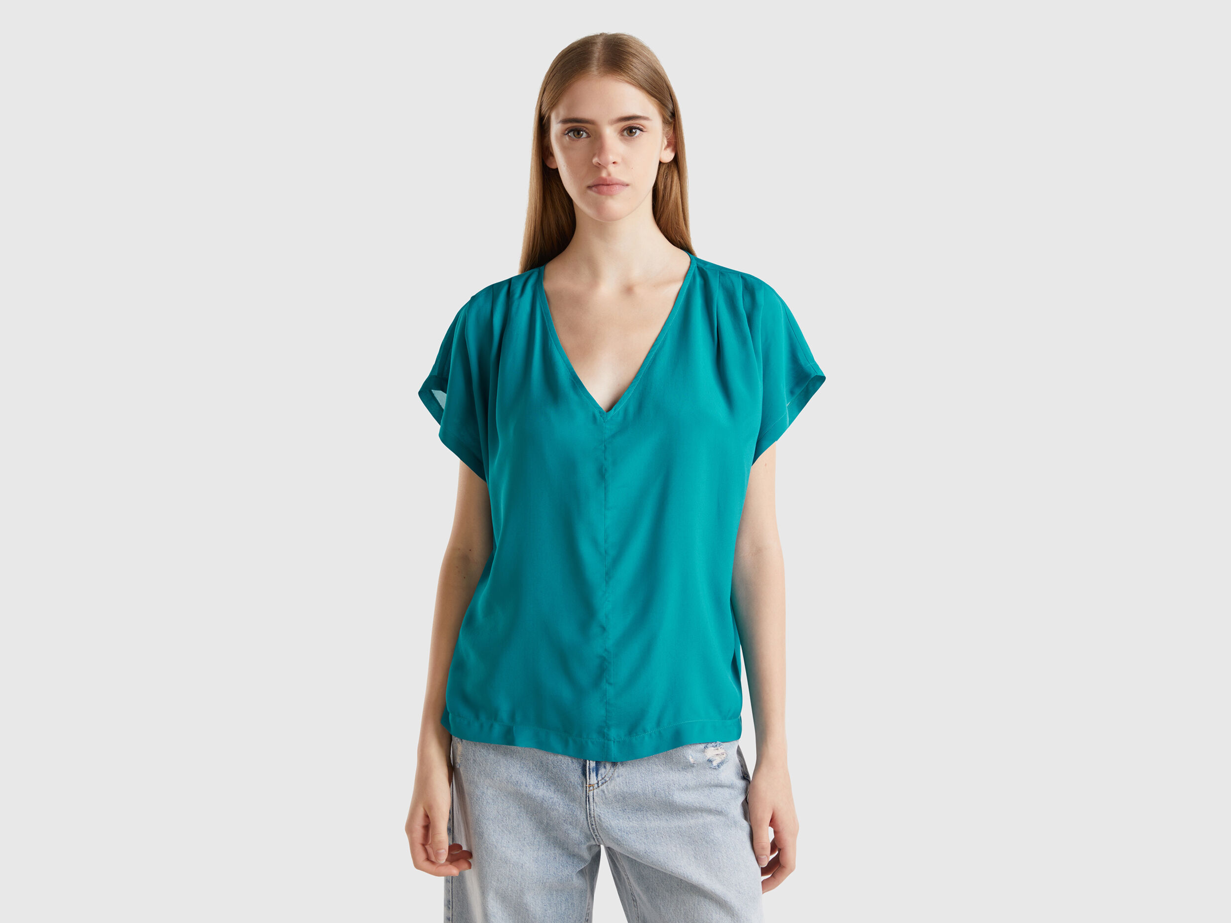 Blusas benetton clearance