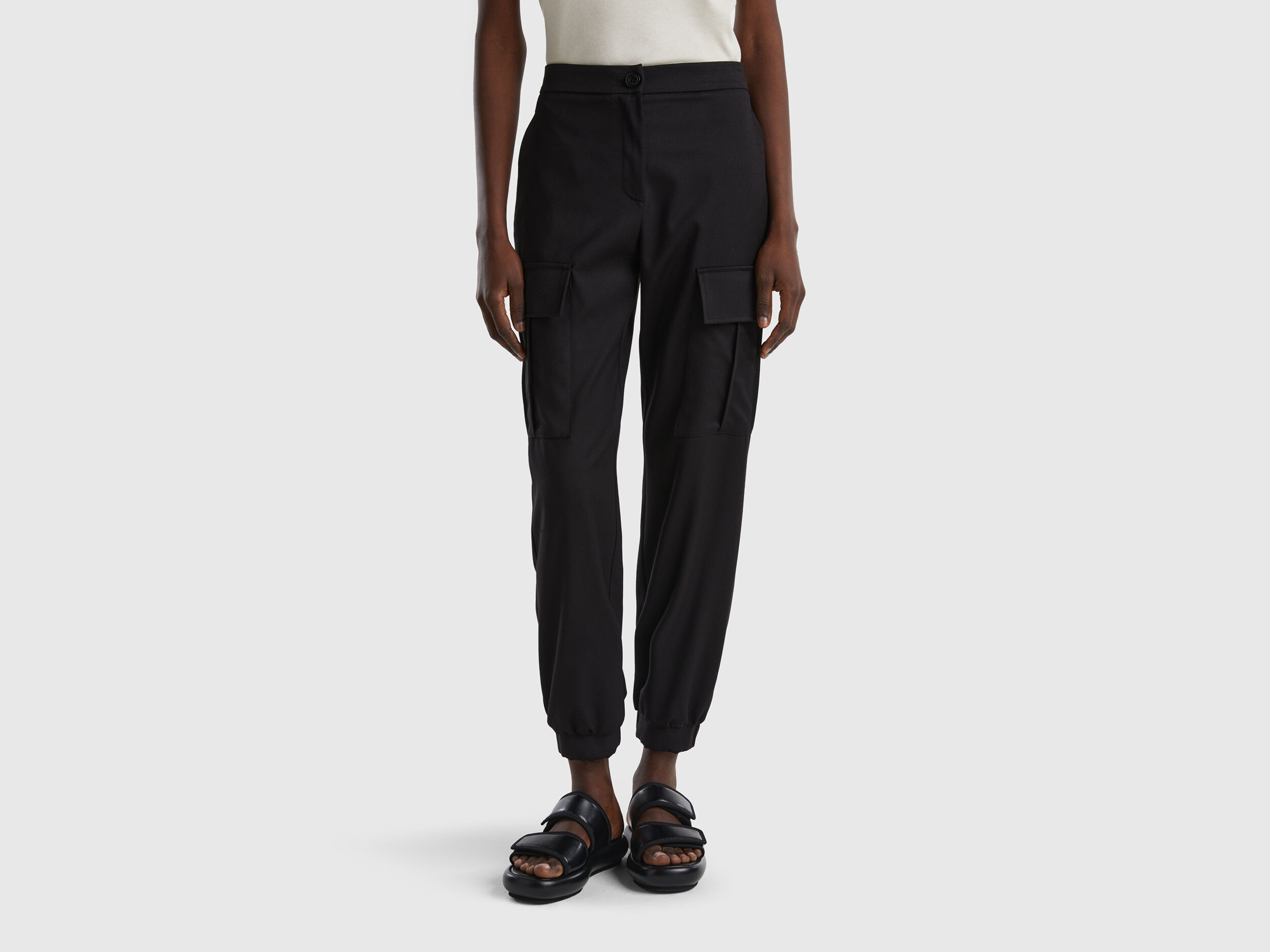 Flowy cargo pants best sale