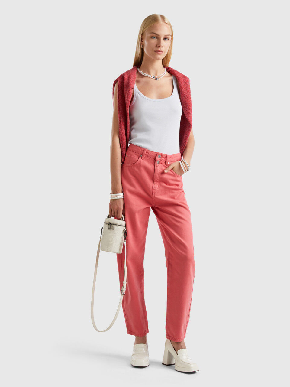 Benetton pantalones shop mujer rebajas
