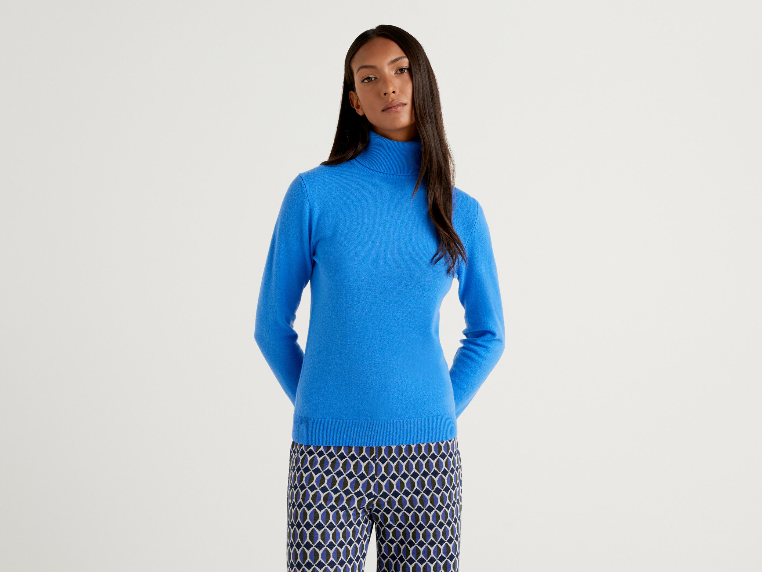 Turquoise turtleneck womens cheap