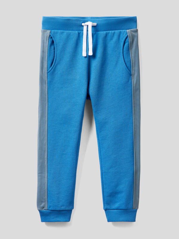 Sweat joggers with stripes in mesh Junior Boy