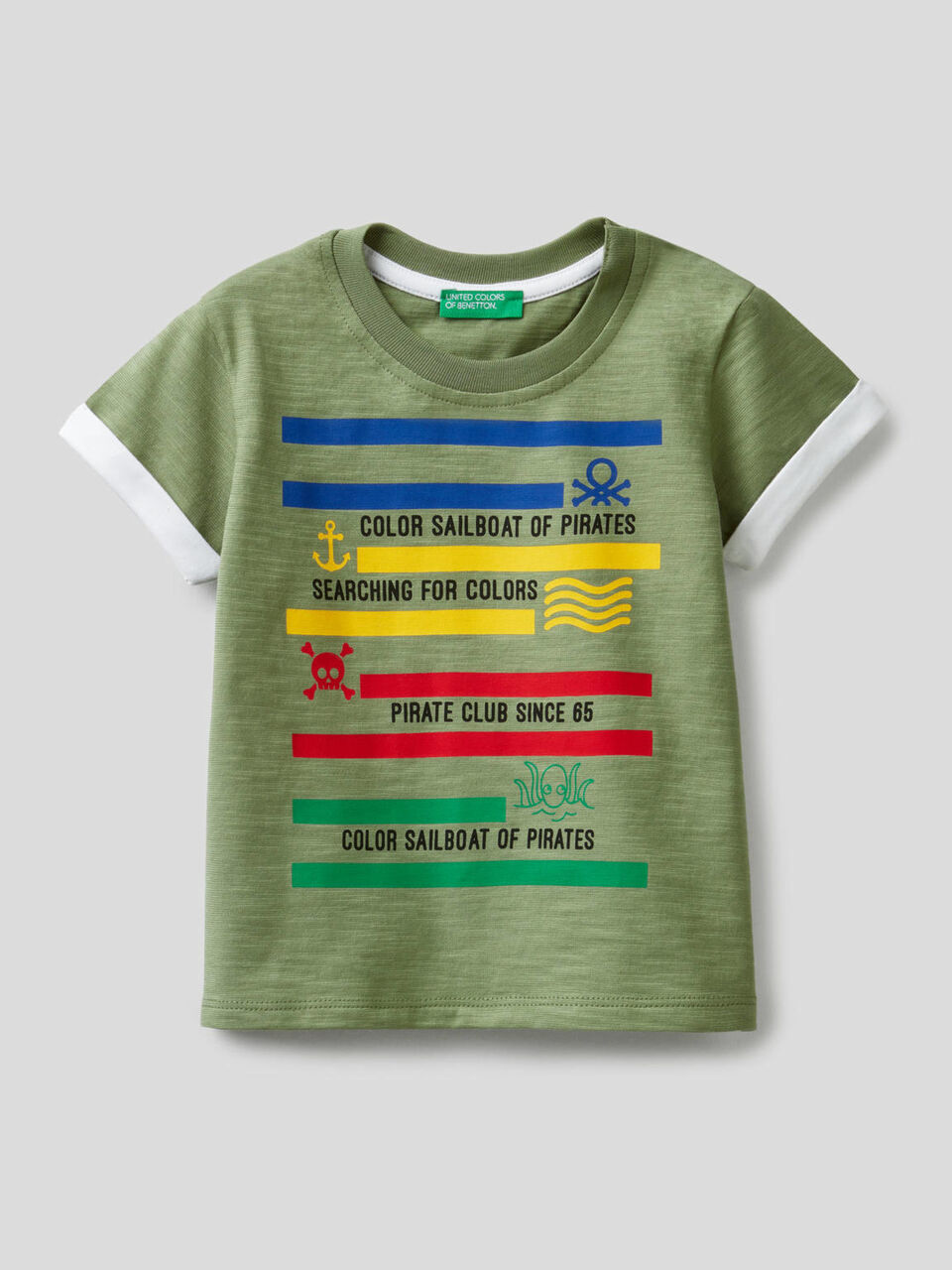 Cotton t-shirt with print image number null