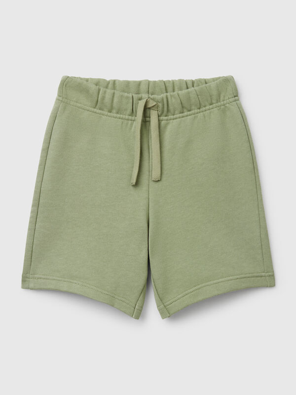 Bermuda shorts in cotton fleece Junior Boy