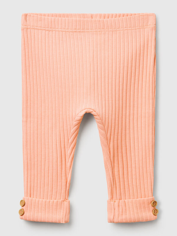 Legging de algodón elástico Recién nacidos