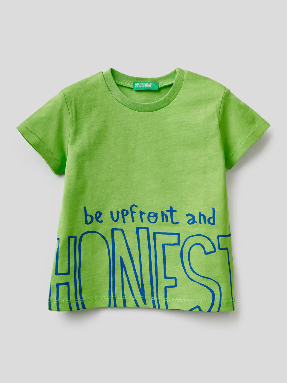 Cotton t-shirt with slogan image number null