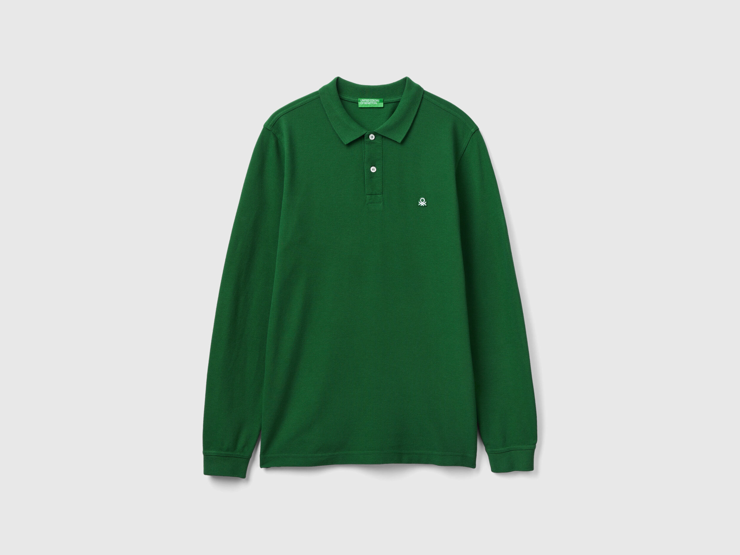 Polo algodon manga larga deals