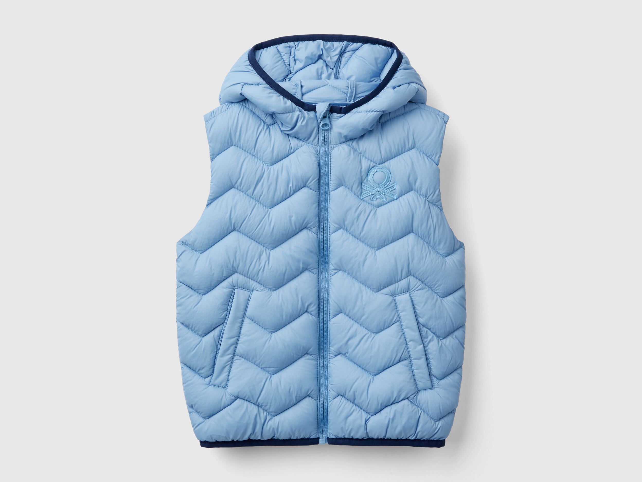 Kid Boys Sleeveless Puffer Jacket Collection 2024 Benetton