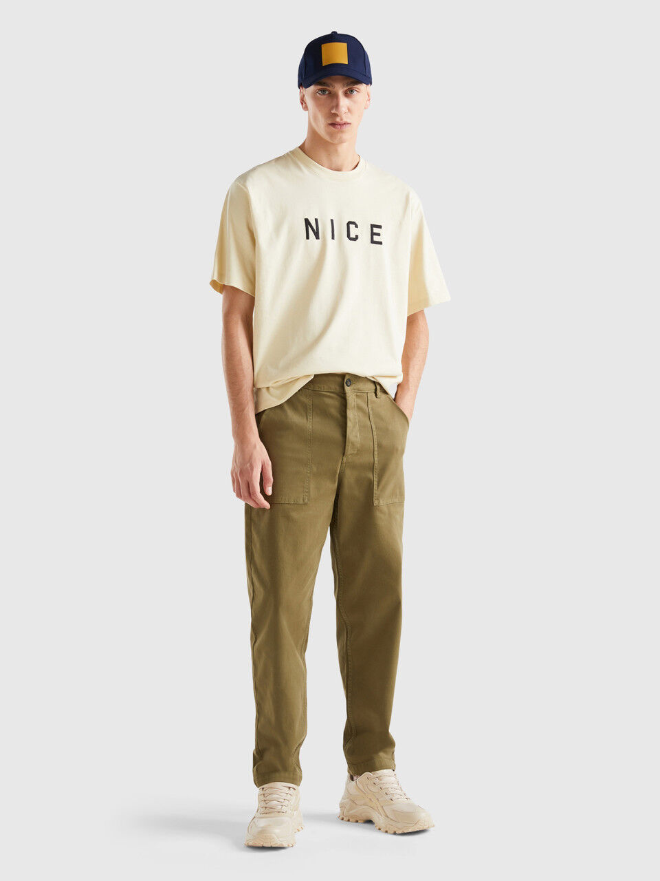 Pantalones de tiro online bajo hombre