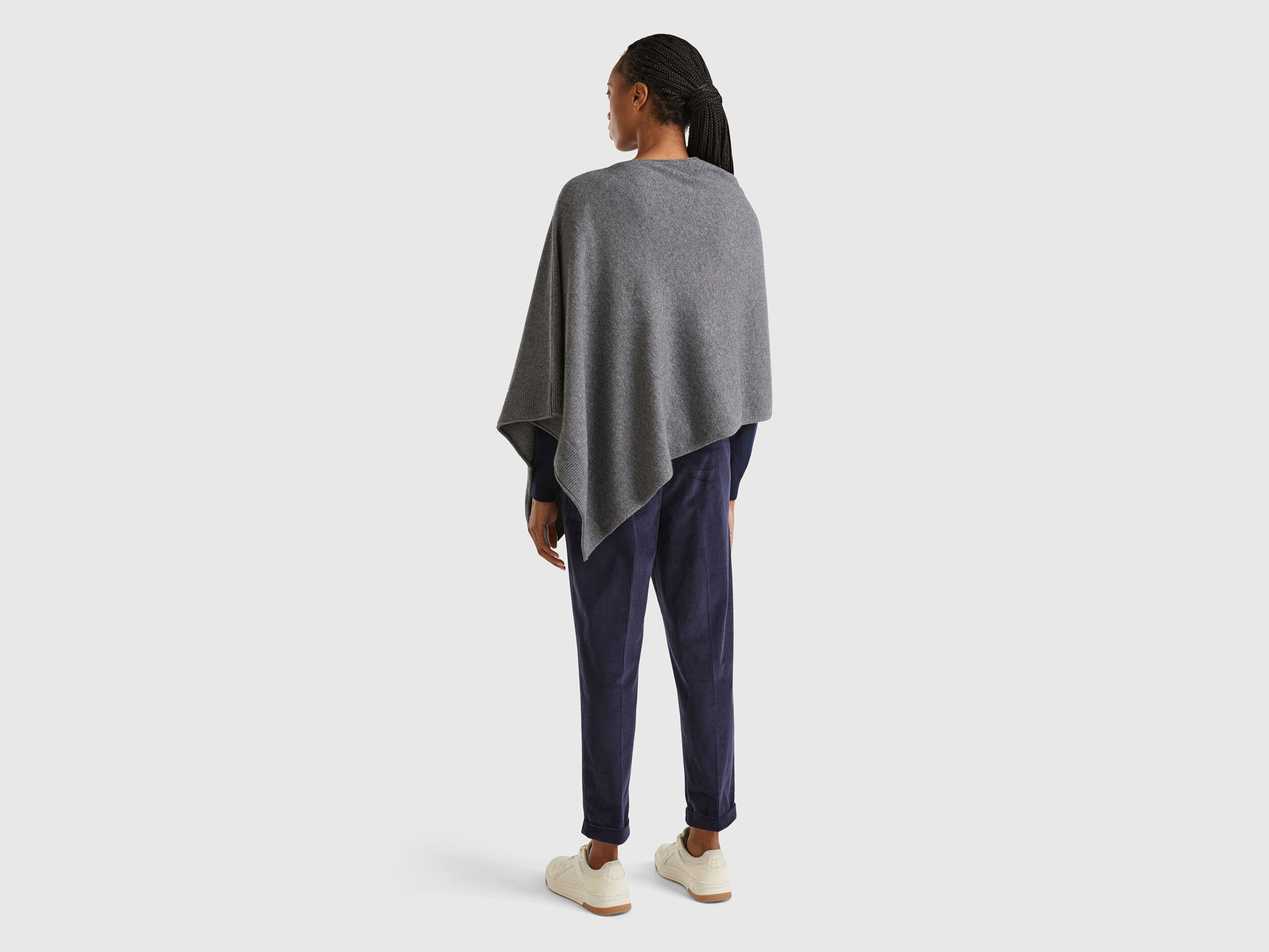 Cashmere blend poncho new arrivals