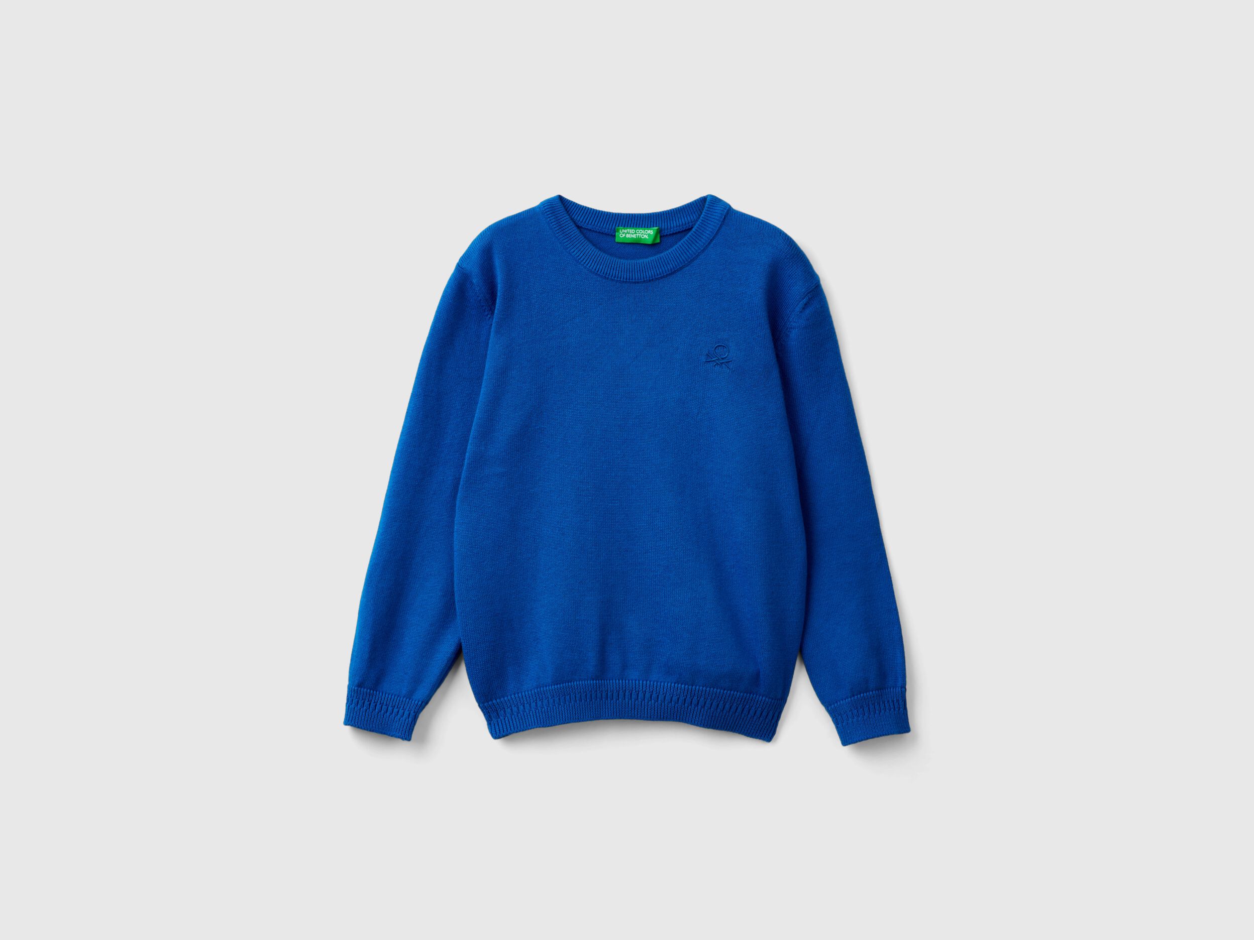 Neon blue sweater sales