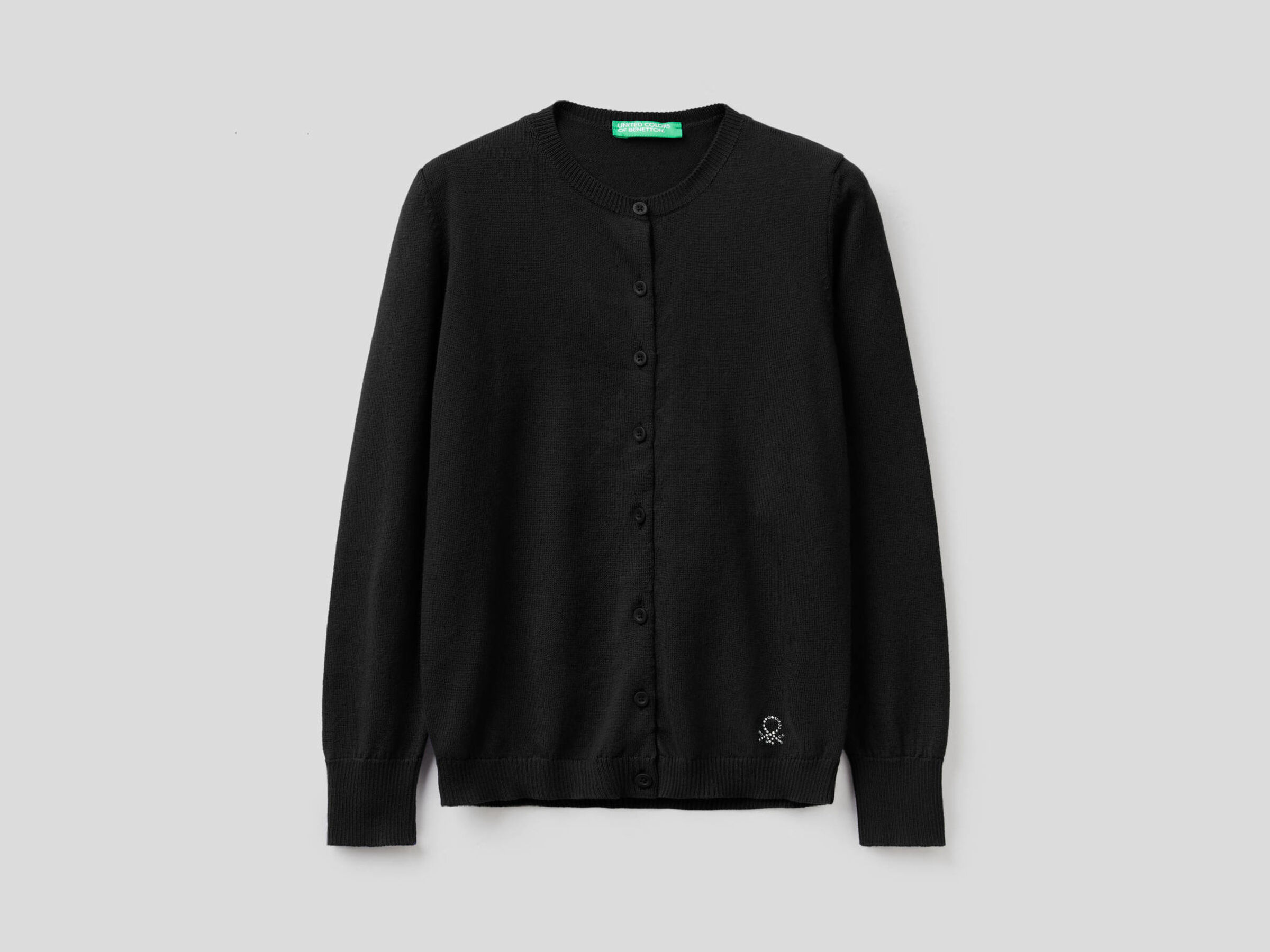 Tricot cardigan in 100% cotton image number null