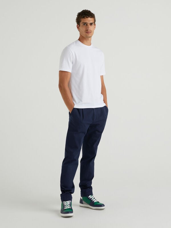 Stretch carrot fit chinos Men