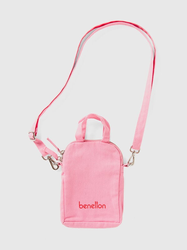 Funda para móvil rosa de 100 % algodón