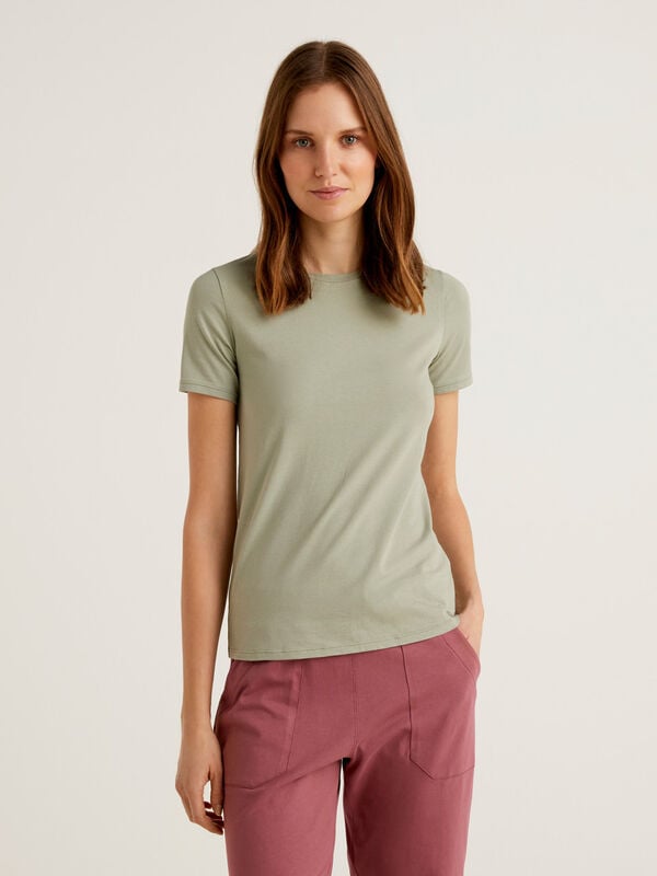 Super stretch organic cotton t-shirt Women