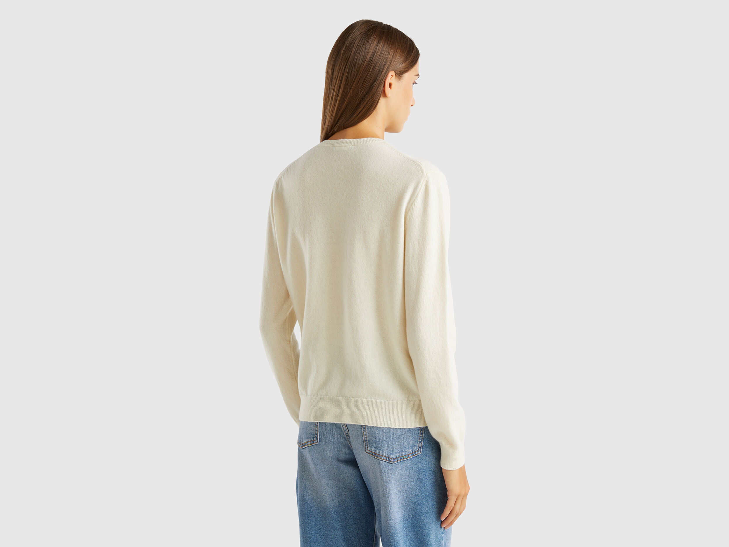 Cream wool cardigan on sale