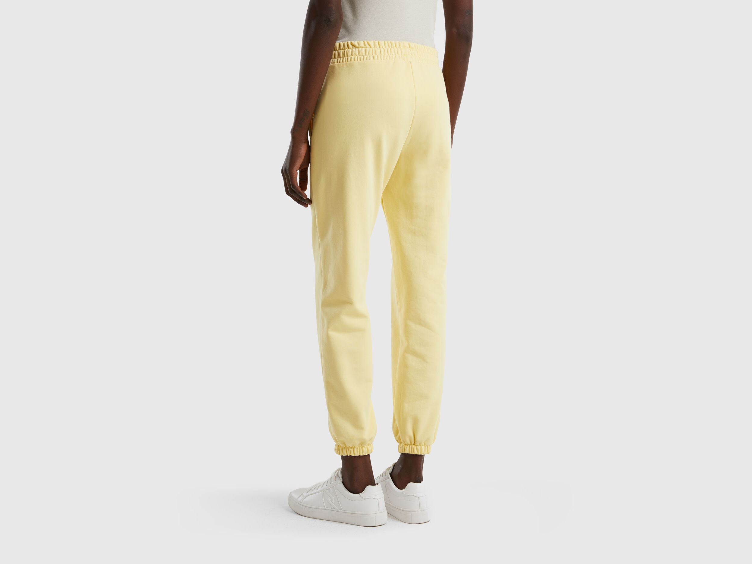 Loose fit sweatpants Yellow Benetton