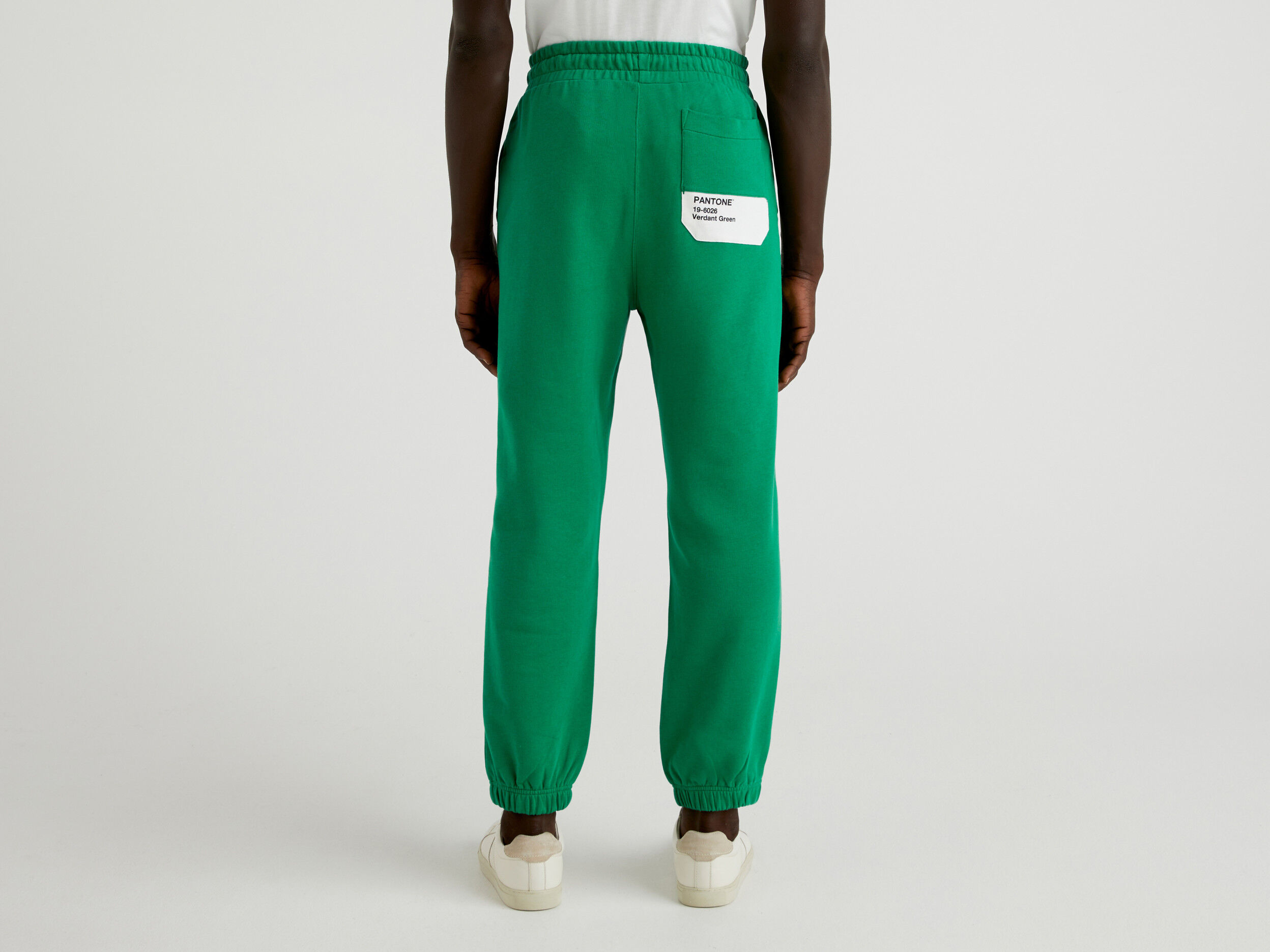 Bold green shop track pants
