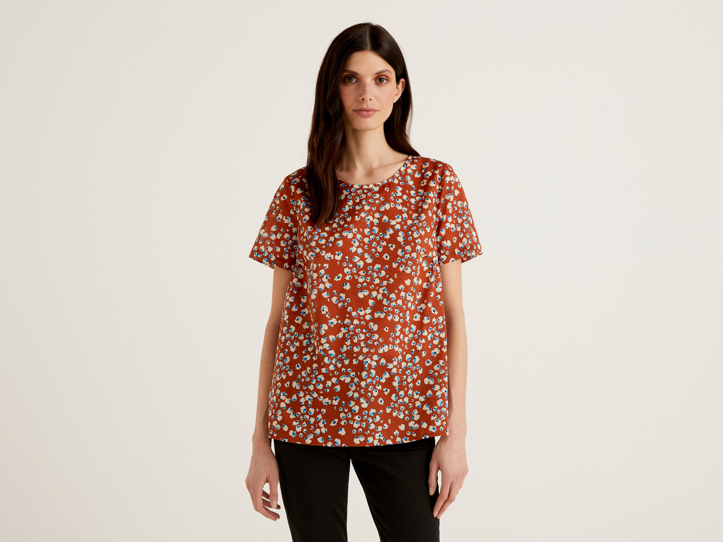 Blusas de algodón estampadas new arrivals