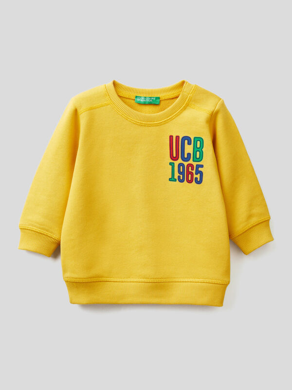 Organic cotton sweatshirt with print Junior Boy