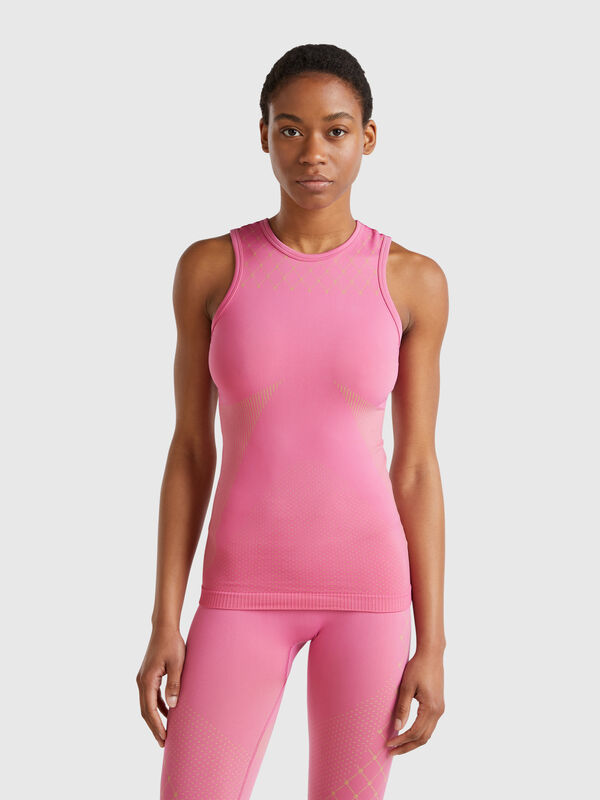 Camiseta deportiva sin costuras Mujer