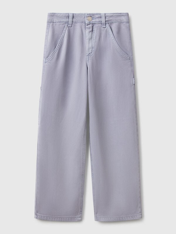 Flowy worker style trousers Junior Girl