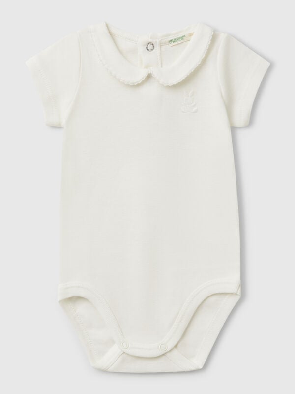 Bodysuit with cotton collar New Born (0-18 months)