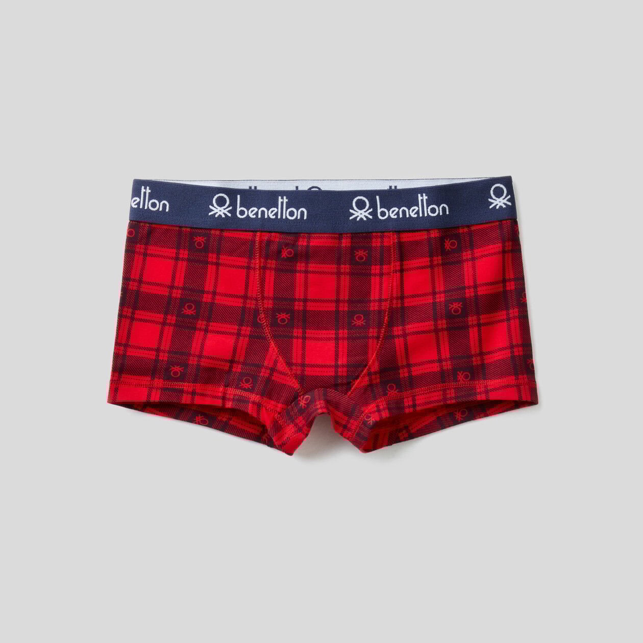 Tartan boxers Red Benetton