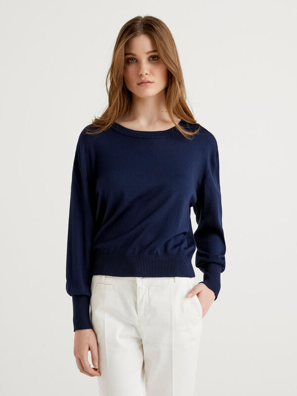 Sweater with puff sleeve Women